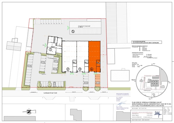 Plattegrond - Landweerstraat-Zuid 138C, 5349 AK Oss - Situatie-inritten definitief-dd-15-8-2018.jpg